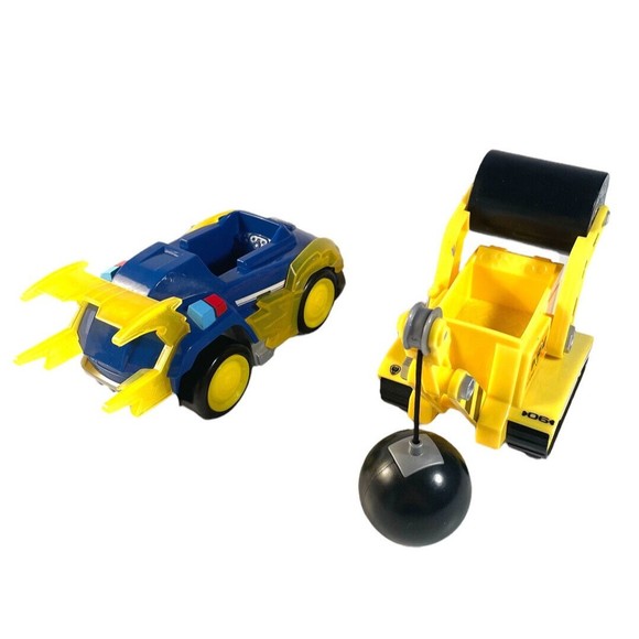 Lot of 2 Paw Patrol Vehicles Chase Rubble Deluxe Cars - Picture 3 of 4